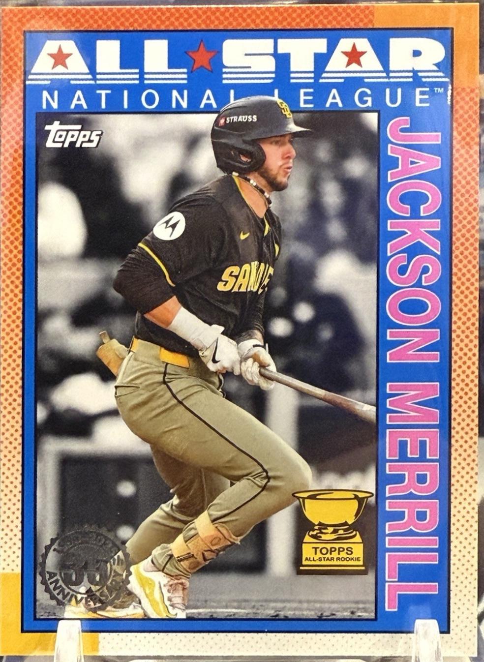 Jackson Merrill #90AS-4 2025 Topps 1990 Topps All-Star Baseball