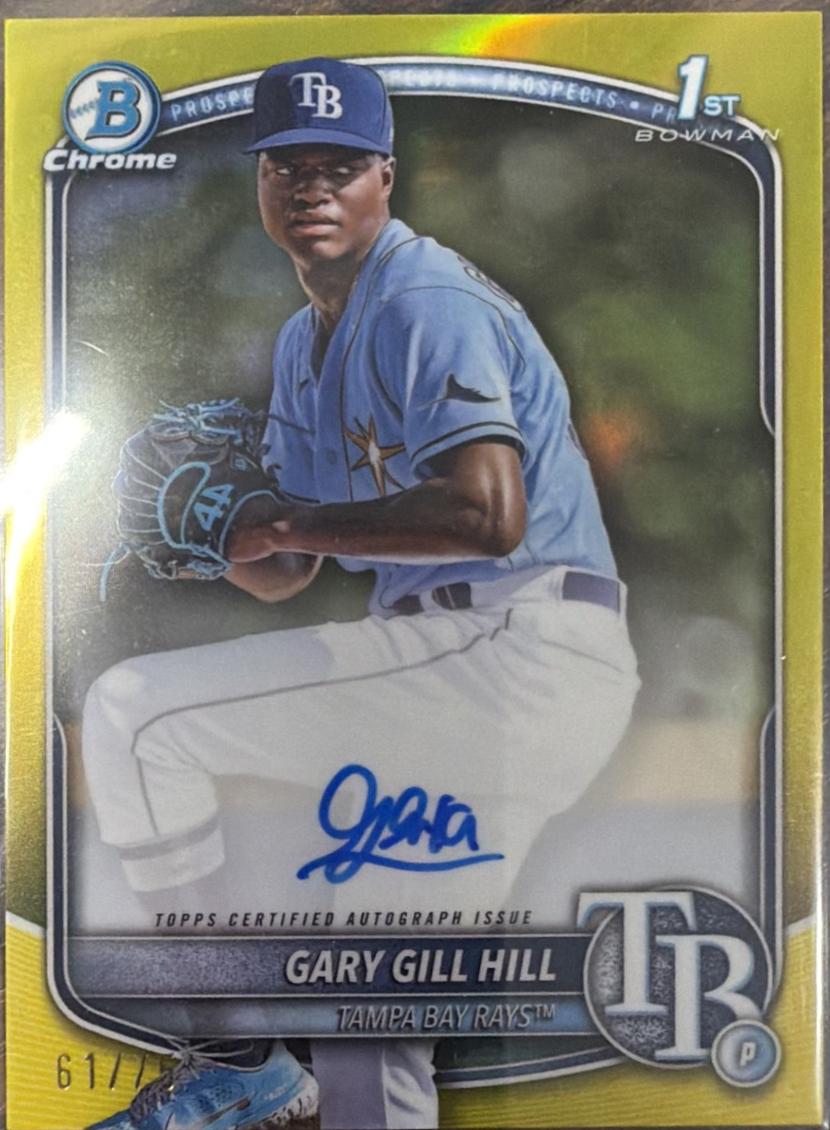 Gary Gill Hill [Yellow Mojo Refractor] #CPA-GG