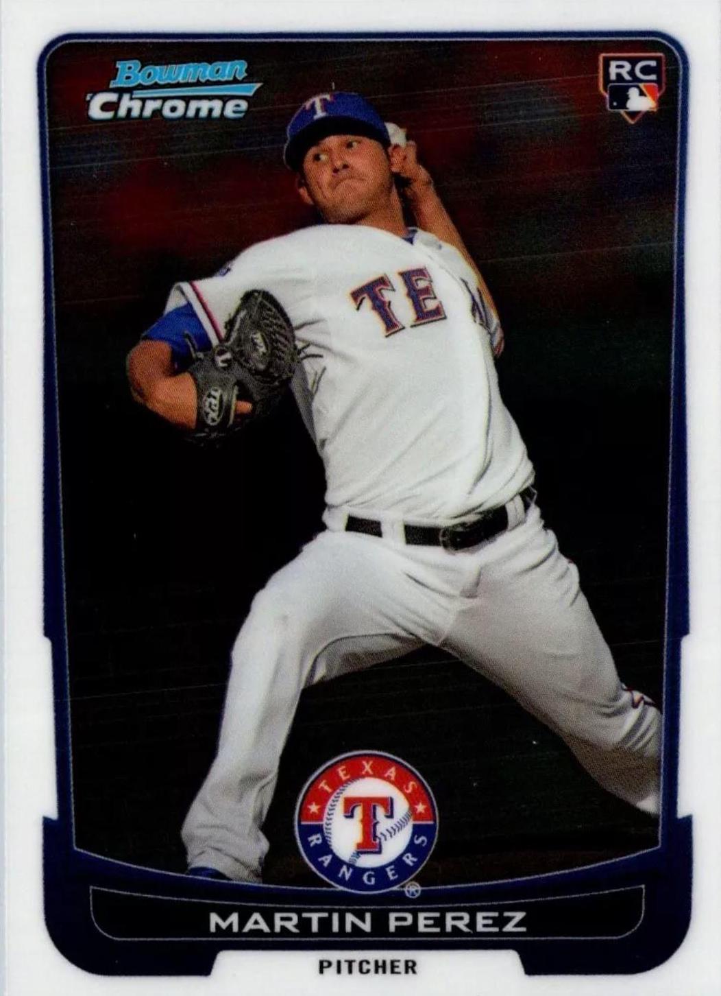 Martin Perez #17 Baseball Cards 2012 Bowman Chrome Draft