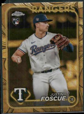 Justin Foscue [Gold Wave Refractor] #76