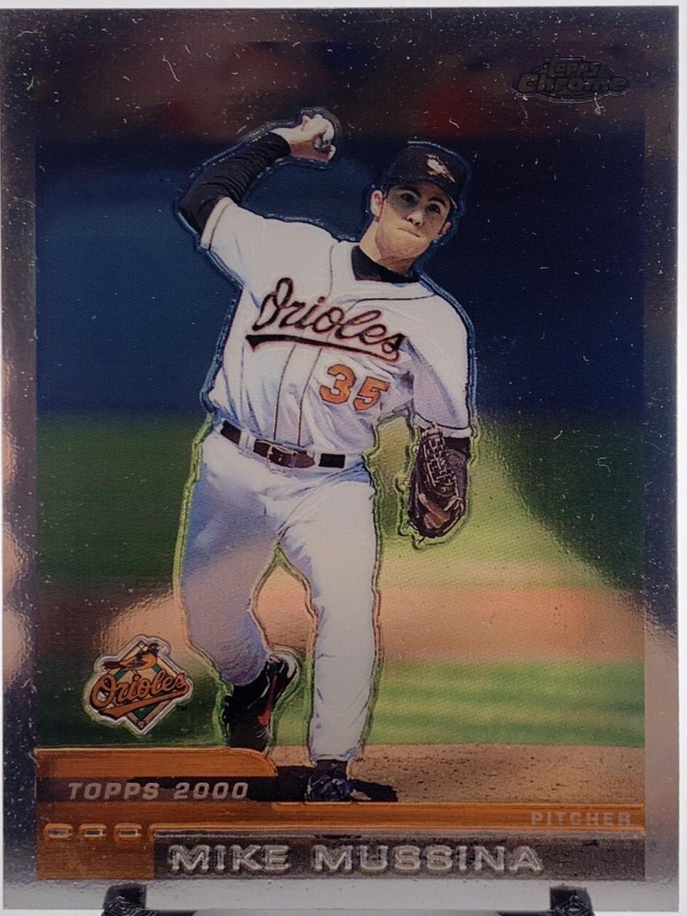 Mike Mussina #143 2000 Topps Chrome Baseball