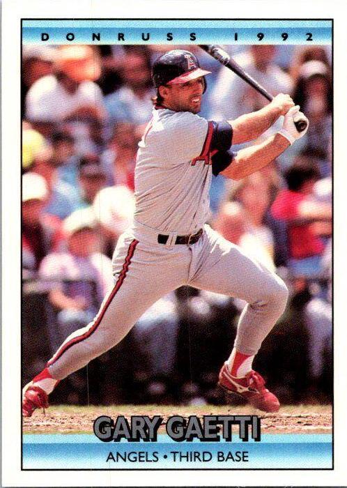 Gary Gaetti #96 Baseball Cards 1992 Donruss