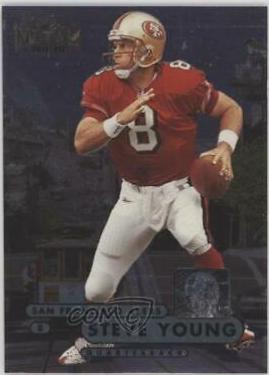Steve Young #17 Football Cards 1998 Metal Universe