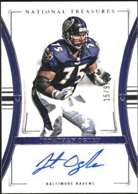 Jonathan Ogden #5 Football Cards 2023 Panini National Treasures Signatures