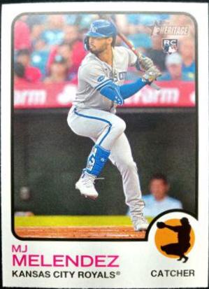 MJ Melendez #586 2022 Topps Heritage Baseball