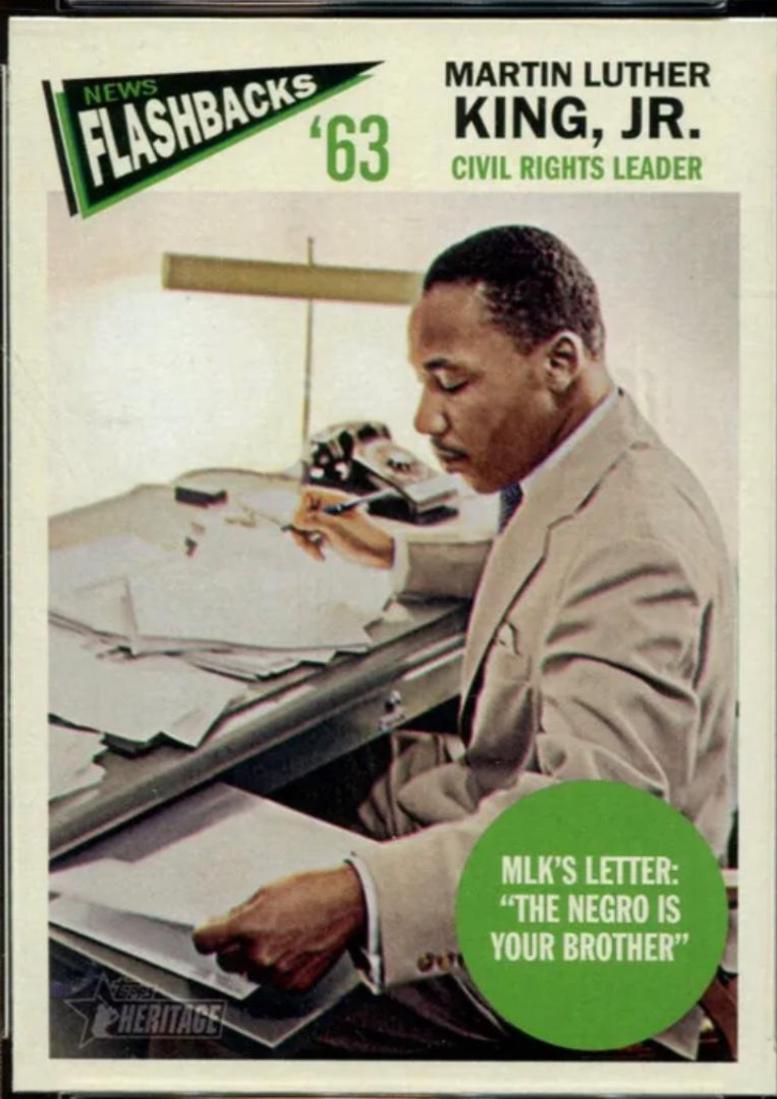 Martin Luther King Jr #MKI Baseball Cards 2012 Topps Heritage News Flashbacks