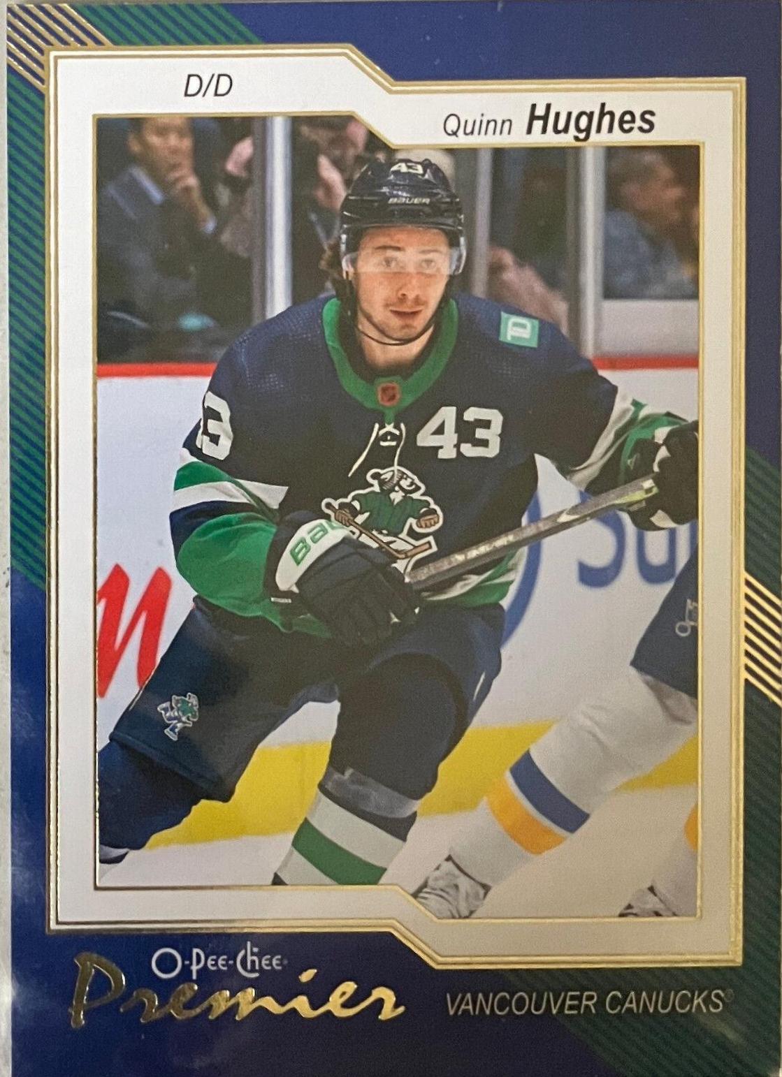 Quinn Hughes #P-33 Hockey Cards 2023 O-Pee-Chee Premier