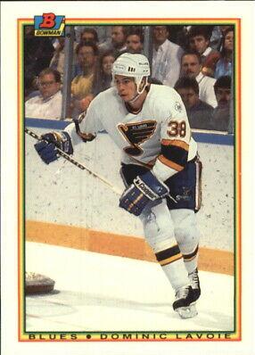 Dominic Lavoie #26 Hockey Cards 1990 Bowman Tiffany