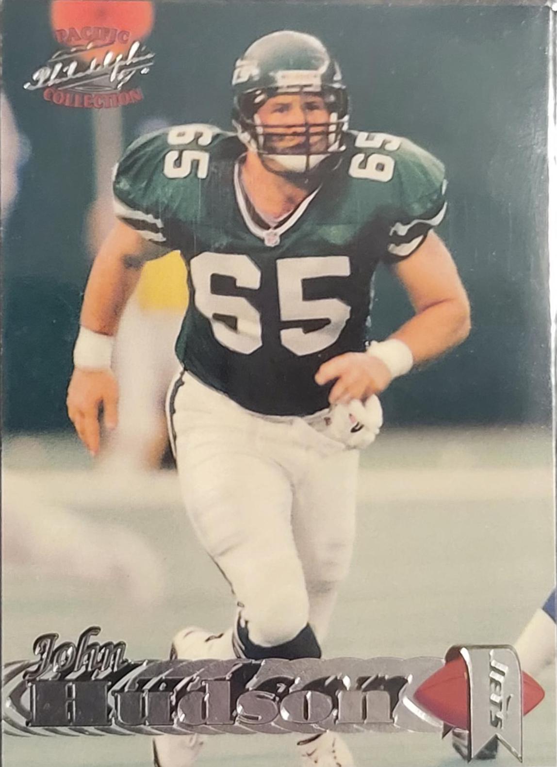 John Hudson #132 Football Cards 1997 Pacific Philadelphia Silver