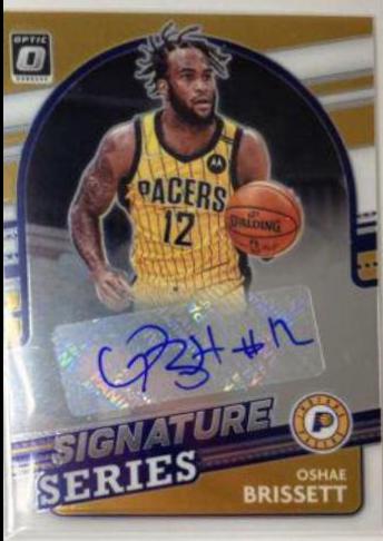 Oshae Brissett #SS-OBS 2021 Panini Donruss Optic Signature Series Basketball