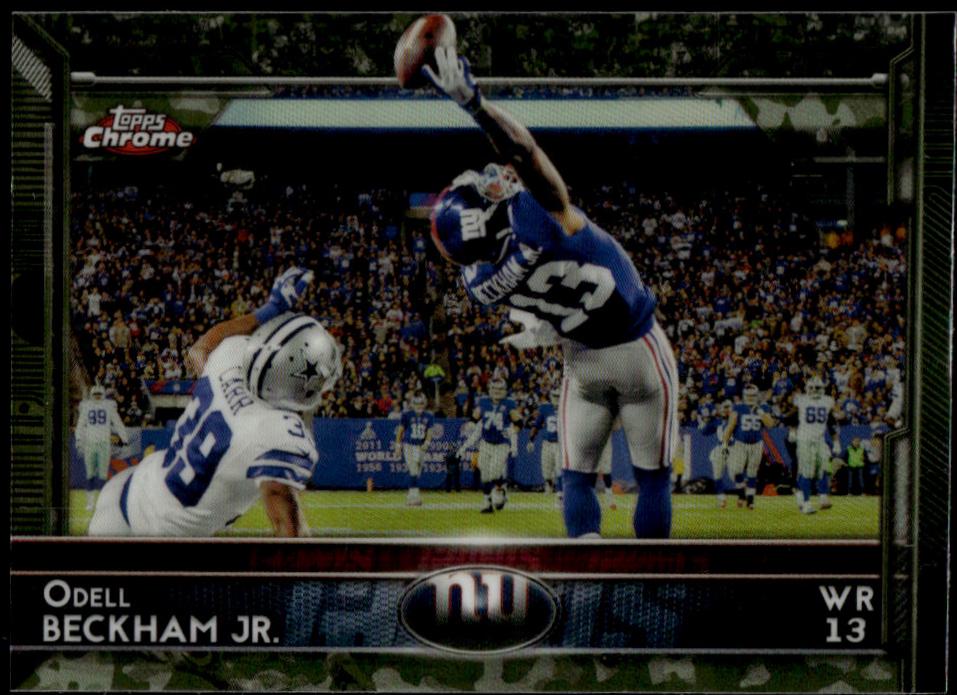 Odell Beckham Jr. [One Hand Catch Camo Refractor] #18