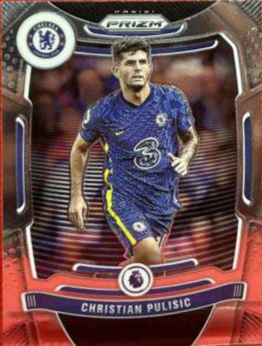 Christian Pulisic #252 Soccer Cards 2021 Panini Prizm Premier League