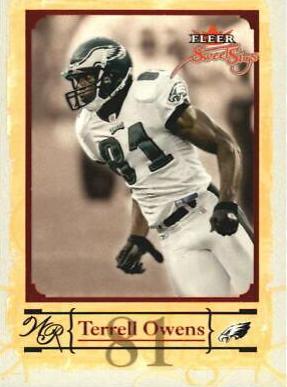 Terrell Owens #9 Football Cards 2004 Fleer Sweet Sigs
