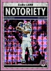 CeeDee Lamb [Mosaic Pink Fluorescent] #8 Prices | 2025 Panini