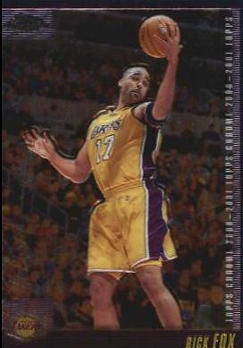 Rick Fox #11 Basketball Cards 2000 Topps Chrome
