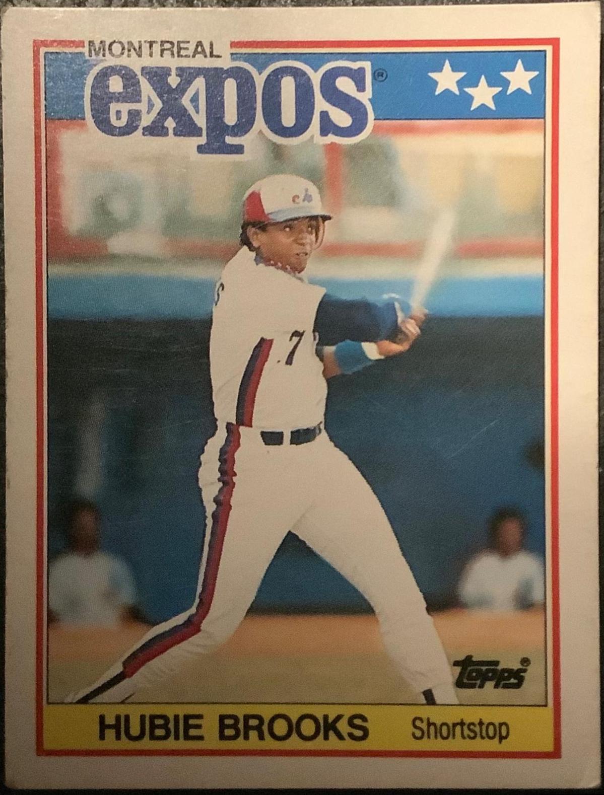 Hubie Brooks #8 Baseball Cards 1988 Topps American