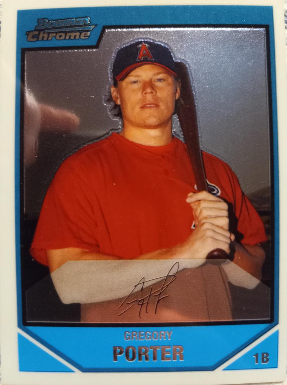 Gregory Porter #BC112 Baseball Cards 2007 Bowman Chrome Prospects