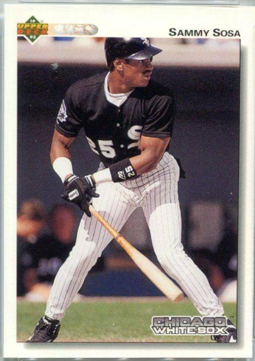 Sammy Sosa #438 Baseball Cards 1992 Upper Deck