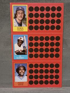 Robin Yount, Al Bumbry, Frank White #10, 29, 47