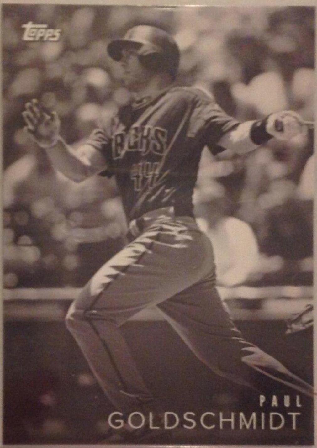 Paul Goldschmidt #11 Baseball Cards 2018 Topps on Demand Black & White