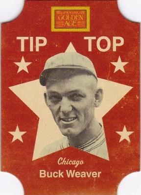 Buck Weaver #5 Baseball Cards 2013 Panini Golden Age Tip Top Bread