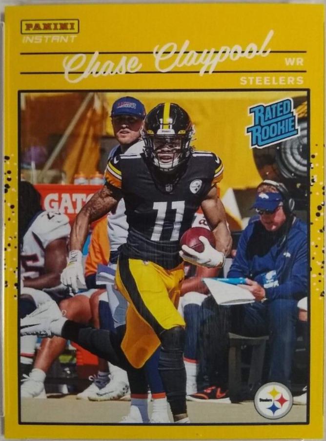 Chase Claypool #RR20 2020 Panini Instant Rated Rookie Football
