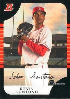 Ervin Santana #15 Baseball Cards 2005 Bowman Draft Picks