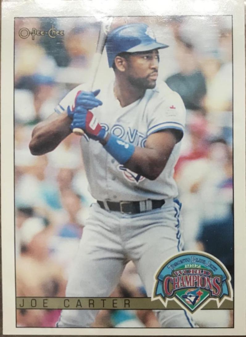Joe Carter #3 Baseball Cards 1993 O Pee Chee World Series Heroes