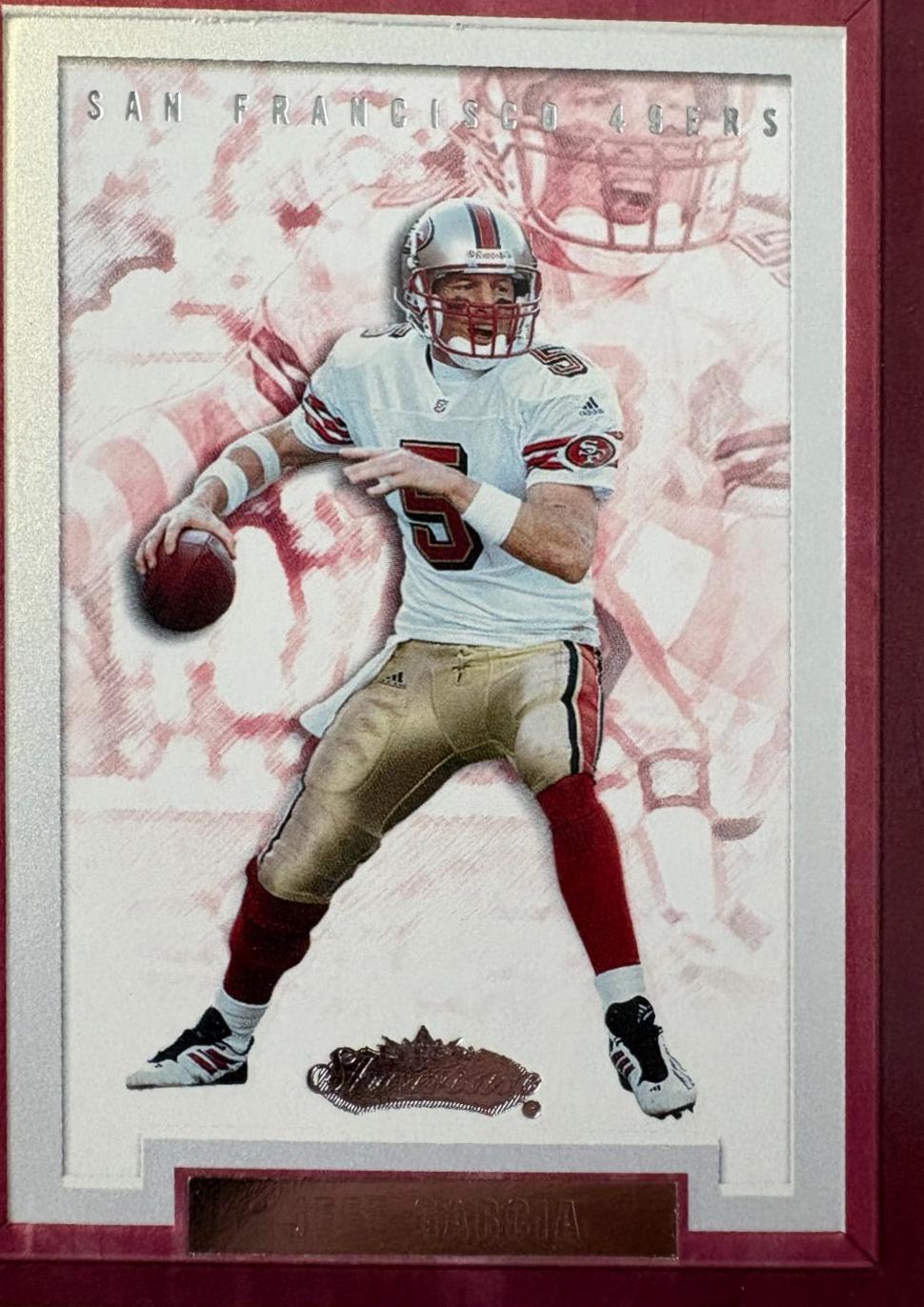 Jeff Garcia #55 2002 Fleer Showcase Football