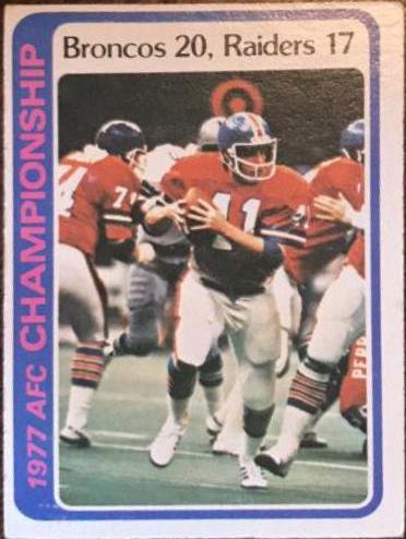 AFC Championship #167 Football Cards 1978 Topps