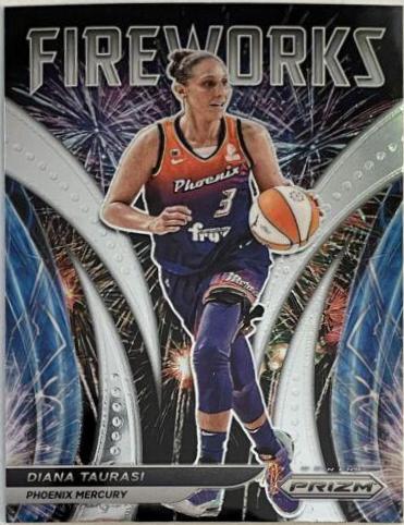 Diana Taurasi #1 Basketball Cards 2022 Panini Prizm WNBA Fireworks