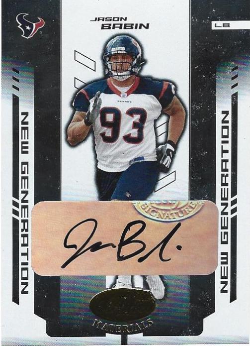 Jason Babin [Autograph] #174