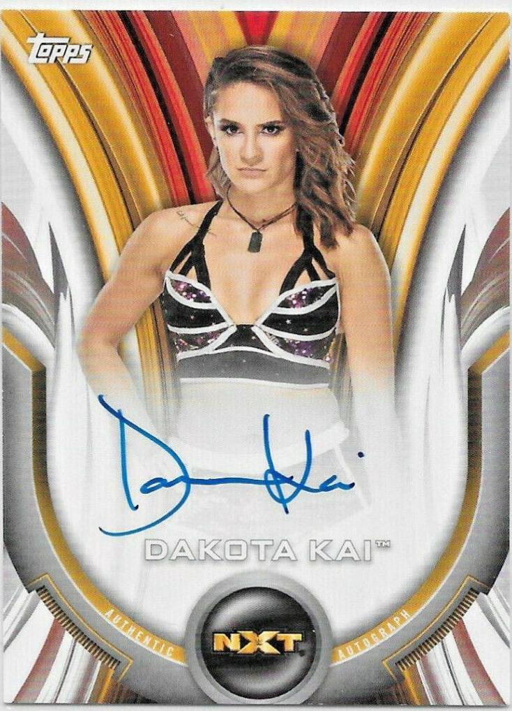 Dakota Kai #A-DK Wrestling Cards 2020 Topps WWE Women's Division Autographs