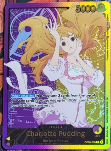 Charlotte Pudding OP08-058 One Piece Extra Booster Anime 25th Collection