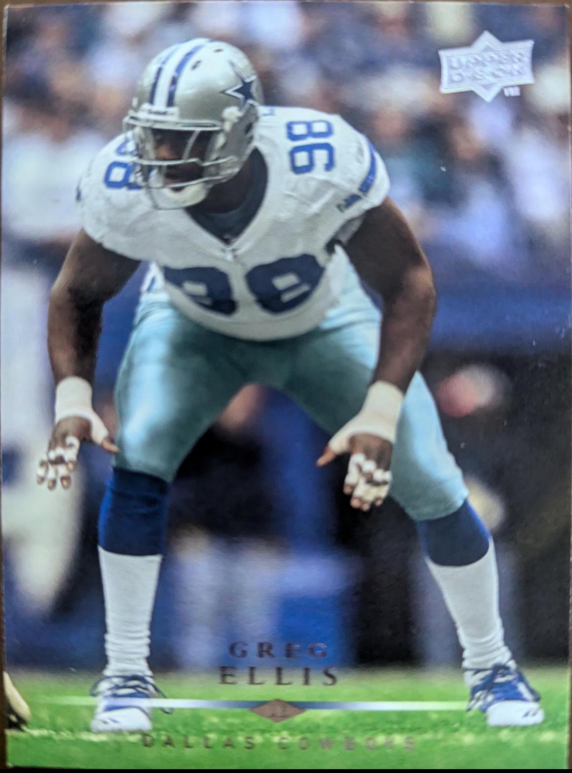 Greg Ellis #53 Football Cards 2008 Upper Deck