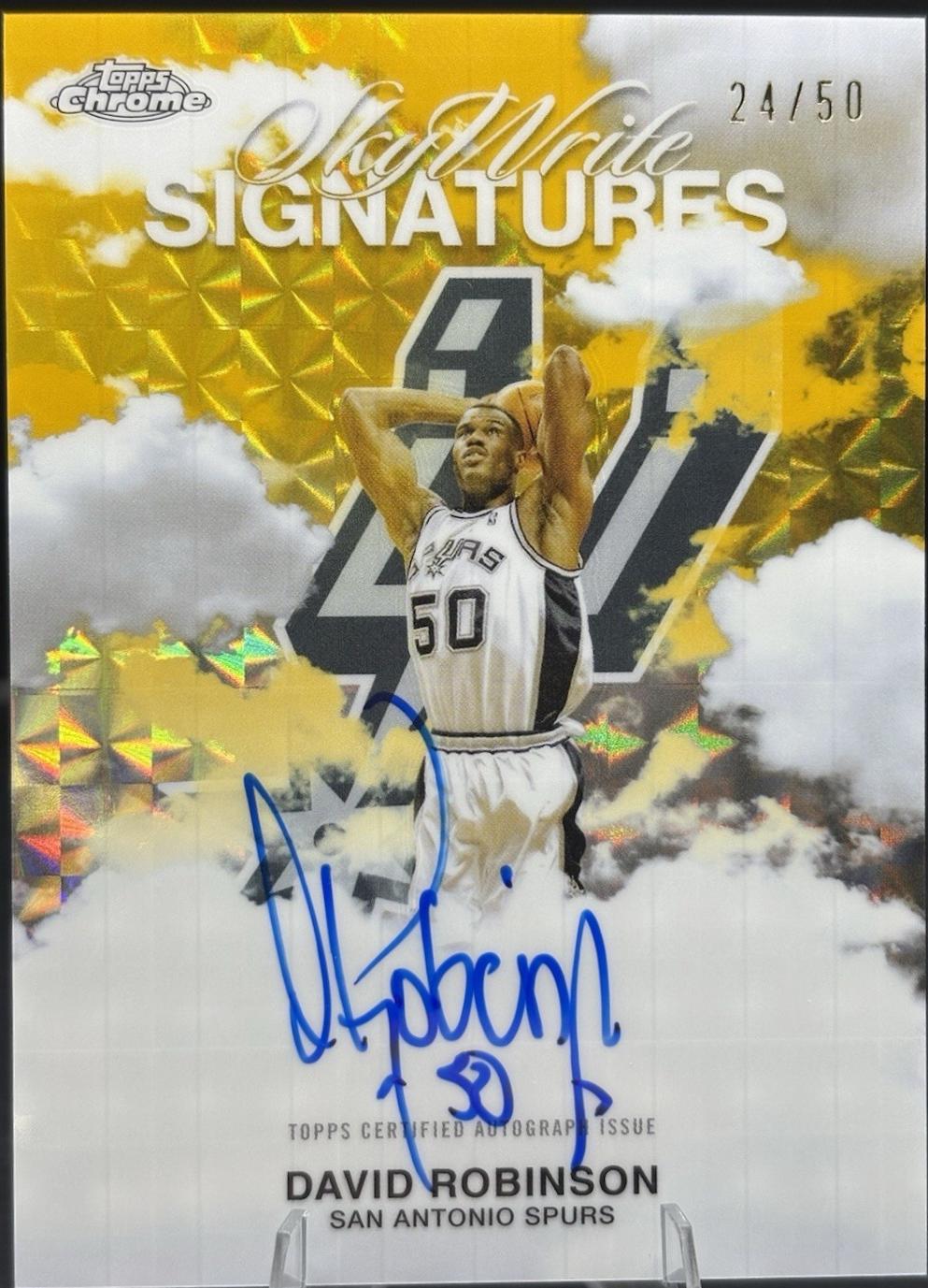 David Robinson [Refractor Gold] #SWS-DR