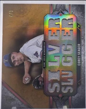 Corey Seager #TTR-CSE2 2024 Topps Triple Threads Baseball Relic