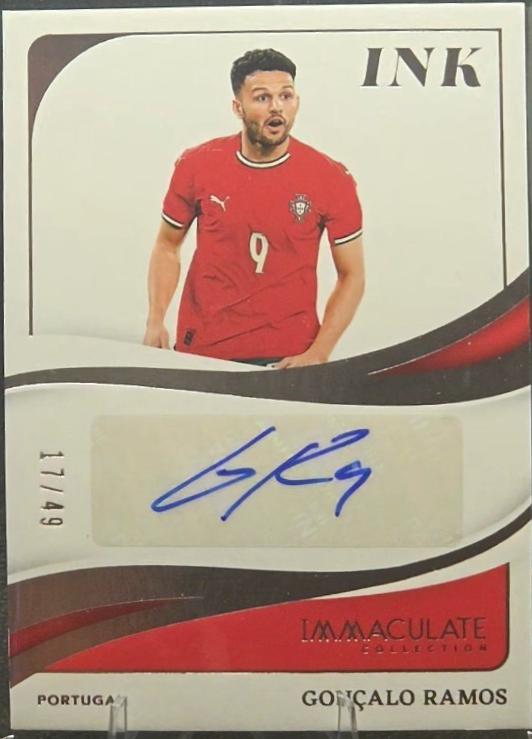 Goncalo Ramos #27 2024 Panini Immaculate Autograph Soccer