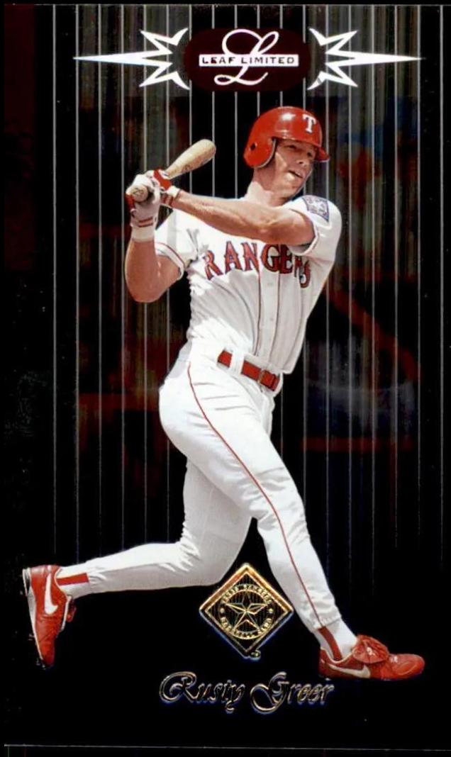 Rusty Greer #46 Baseball Cards 1996 Leaf Limited