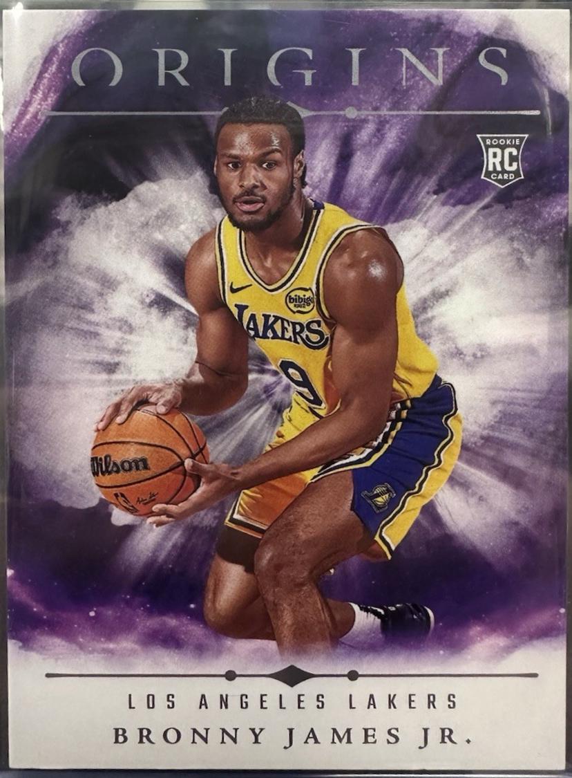 Bronny James Jr. #98 Basketball Cards 2024 Panini Origins