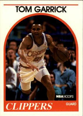 Tom Garrick #91 Basketball Cards 1989 Hoops