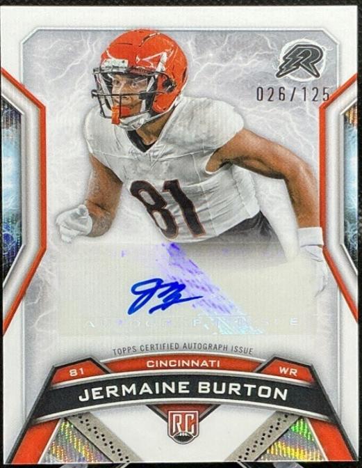 Jermaine Burton [White Surge] #RRS-JBR
