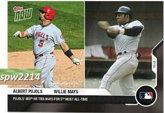 Albert Pujols / Willie Mays
