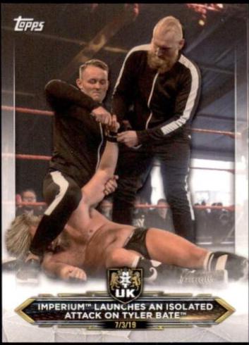 Imperium, Tyler Bate #5 Wrestling Cards 2020 Topps WWE NXT