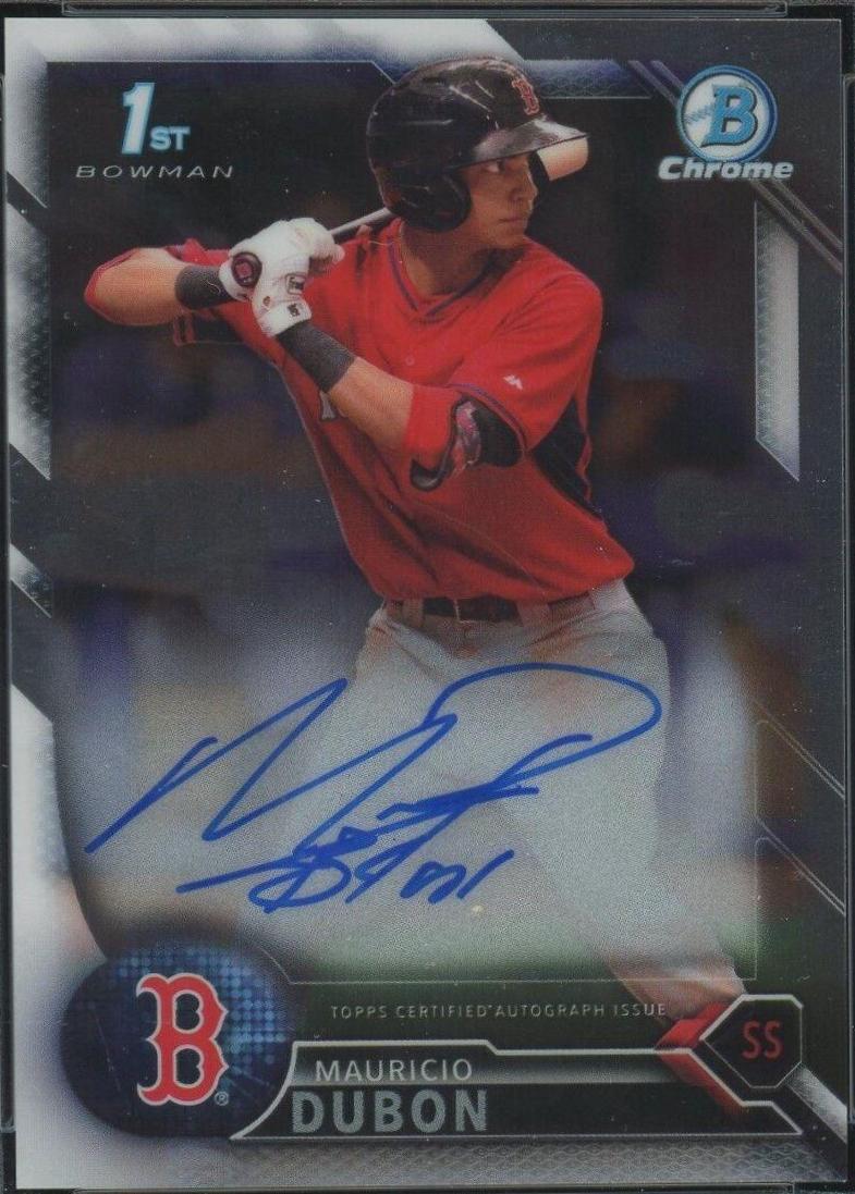 Mauricio Dubon #CPA-MD 2016 Bowman Prospect Autographs Baseball