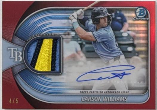 Carson Williams [Red Refractor] #BCAR-CW