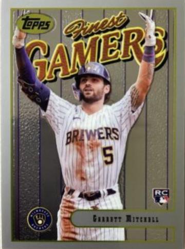 Garrett Mitchell #123 2023 Topps Finest Flashbacks Baseball