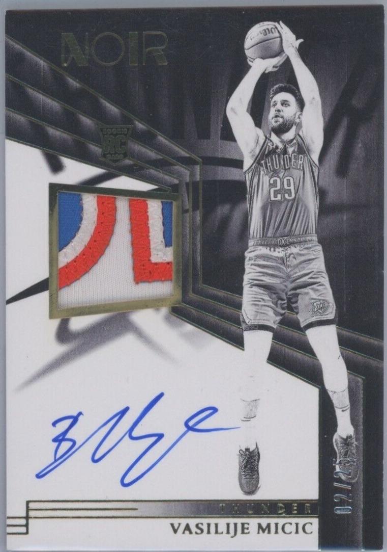 Vasilije Micic #338 2023 Panini Noir Basketball
