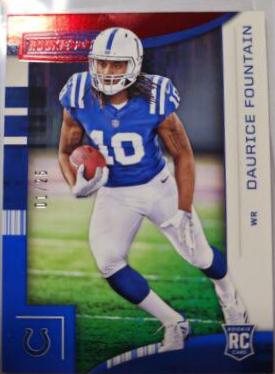 Daurice Fountain #137 Football Cards 2018 Panini Rookies & Stars