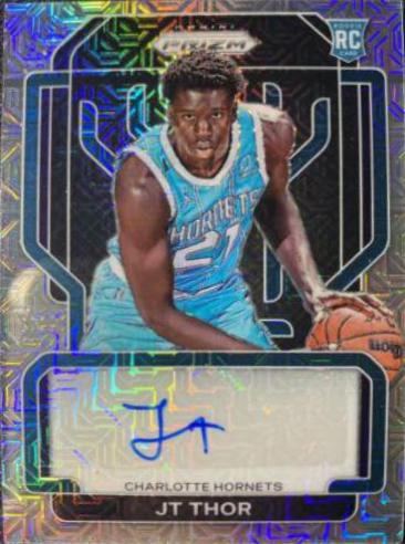 JT Thor #RS-JTT Basketball Cards 2021 Panini Prizm Rookie Signatures